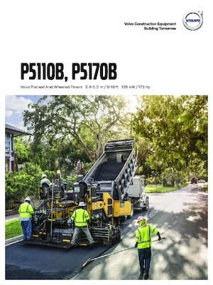 Wheeled Asphalt Pavers Volvo P5170B