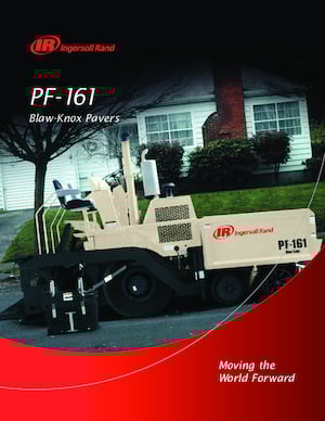 Tekerlekli asfalt parkeleri Blaw-Knox PF 161