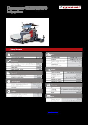 Wheeled Asphalt Pavers Dynapac SD2500WS