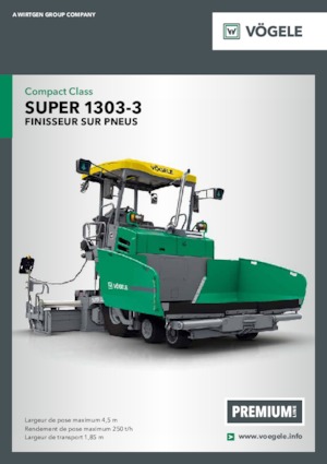 Wheeled Asphalt Pavers Vögele Super 1303-3