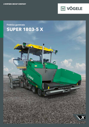 Wheeled Asphalt Pavers Vögele Super 1803-5 X