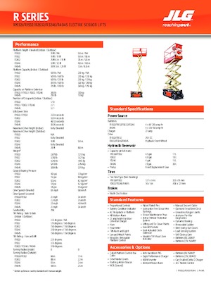 Wheeled scissor lifts JLG R3246 