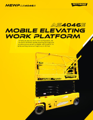 Wheeled scissor lifts Pettibone AS4046E