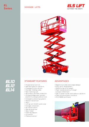 Wheeled scissor lifts ELS Lift EL 10