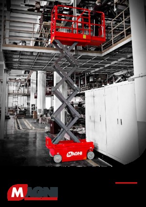 Wheeled scissor lifts MAGNI ES0607EP