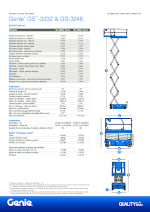 Wheeled scissor lifts Genie GS-3232 E-Drive