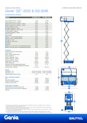 Wheeled scissor lifts Genie GS-3232 E-Drive