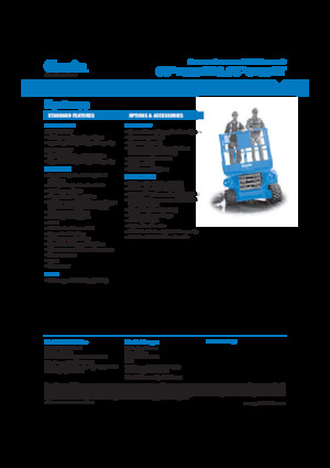 Wheeled scissor lifts Genie GS-2668 RT