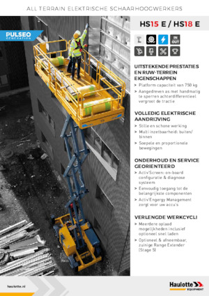 Wheeled scissor lifts Haulotte HS18E