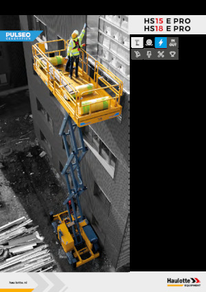 Wheeled scissor lifts Haulotte HS18E PRO