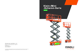 Wheeled scissor lifts Dingli JCPT0808AC