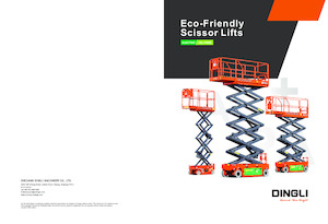 Wheeled scissor lifts Dingli JCPT1012PA