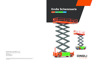 Wheeled scissor lifts Dingli JCPT1912DC