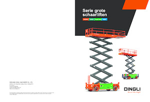 Wheeled scissor lifts Dingli JCPT1912DC