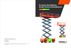 Tekerlekli makas asansörleri Dingli JCPT3225HRT