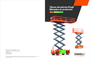 Tekerlekli makas asansörleri Dingli JCPT3225HRT