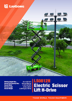 Tekerlekli makas asansörleri Liugong LS0812H