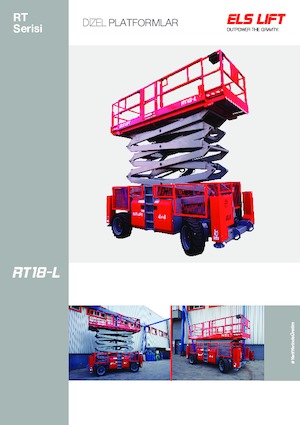 Tekerlekli makas asansörleri ELS Lift RT 18-L