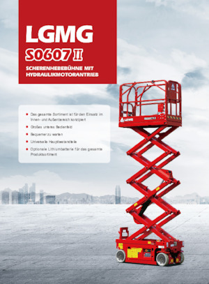 Tekerlekli makas asansörleri LGMG  S0607II