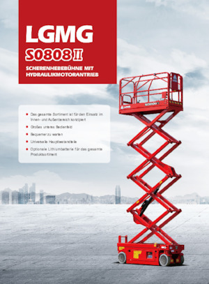 Wheeled scissor lifts LGMG  S0808II
