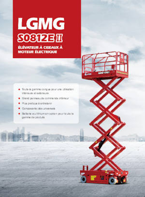 Wheeled scissor lifts LGMG  S0812EII-Li