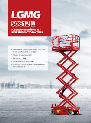 Wheeled scissor lifts LGMG  S0812II 