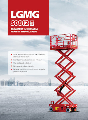 Tekerlekli makas asansörleri LGMG  S0812II 