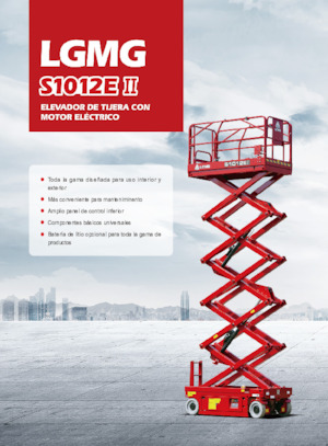 Tekerlekli makas asansörleri LGMG  S1012EII-Li