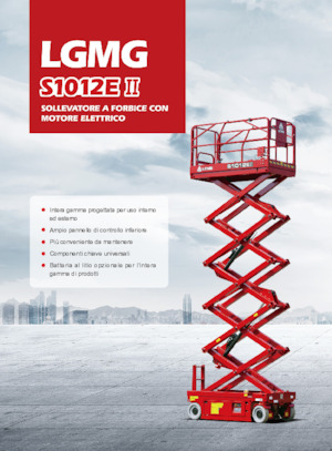 Tekerlekli makas asansörleri LGMG  S1012EII-Li