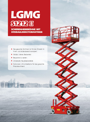 Wheeled scissor lifts LGMG  S1212II 