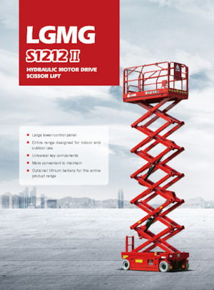 Wheeled scissor lifts LGMG  S1212II 