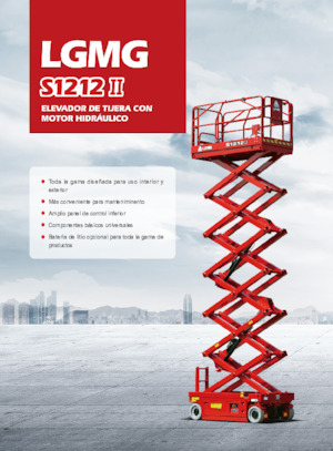 Tekerlekli makas asansörleri LGMG  S1212II 