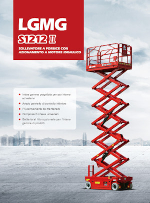 Tekerlekli makas asansörleri LGMG  S1212II 