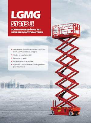 Wheeled scissor lifts LGMG  S1413II