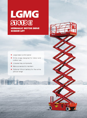 Wheeled scissor lifts LGMG  S1413II