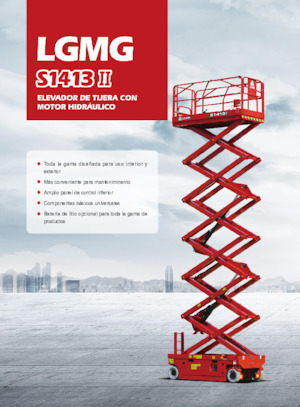Wheeled scissor lifts LGMG  S1413II