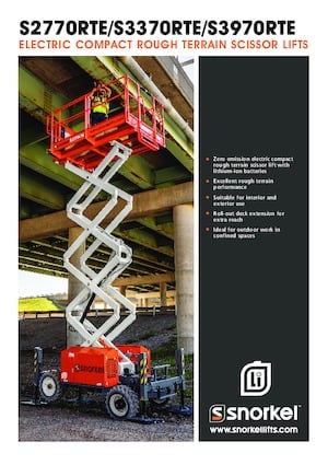 Wheeled scissor lifts Snorkel S2770RTE