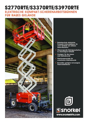 Wheeled scissor lifts Snorkel S2770RTE