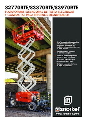 Wheeled scissor lifts Snorkel S2770RTE