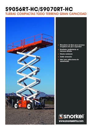 Wheeled scissor lifts Snorkel S9070RT-HC