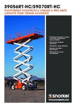 Wheeled scissor lifts Snorkel S9070RT-HC