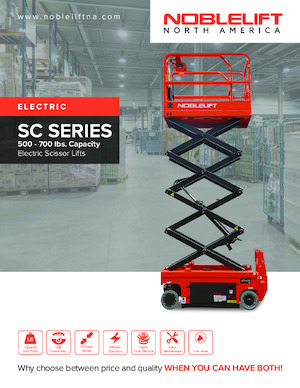 Tekerlekli makas asansörleri Noblelift SC2632EN