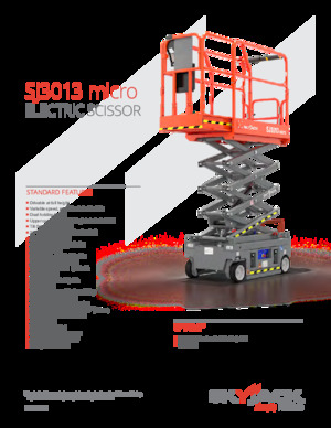 Wheeled scissor lifts Skyjack SJ3013 micro 