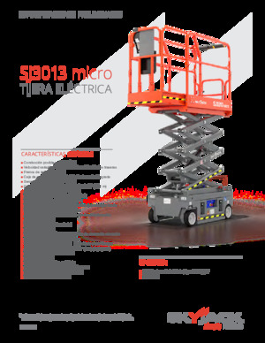 Wheeled scissor lifts Skyjack SJ3013 micro 