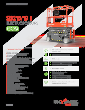 Tekerlekli makas asansörleri Skyjack SJ3219E