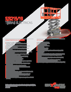 Wheeled scissor lifts Skyjack SJ3215