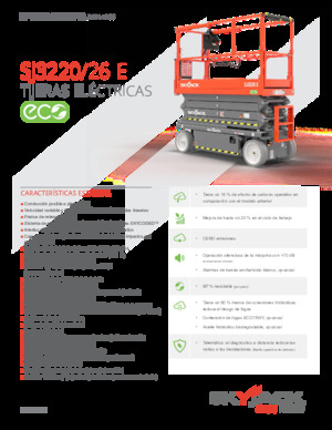 Wheeled scissor lifts Skyjack SJ3226E
