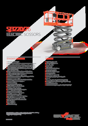 Wheeled scissor lifts Skyjack SJ3220