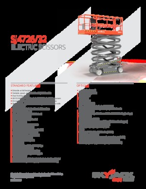 Wheeled scissor lifts Skyjack SJ4732