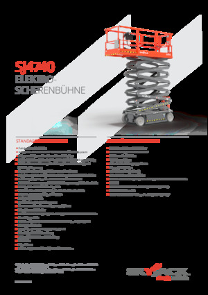 Wheeled scissor lifts Skyjack SJ4740